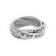 Stamped Mother's Name ring