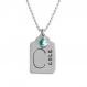 Mother's charm necklace with birthstone