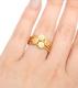 gold stackable birthstone rings