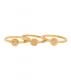 stackable gold mothers initial rings