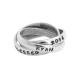 i love my boys name ring personalized in sterling silver