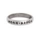 family name ring sterling silver band