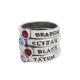 grandmother of four kids stackable birthstone rings