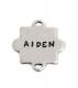 Puzzle Charm, Stamped Name Charm 1