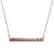 Birthstone Bar Necklaces in Gold, Silver and Rose Gold ~ Gratitude Necklace 2