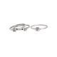Stackable Rings with Initials, Silver Initial Rings 2