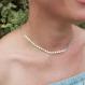 Coin Chain Choker in Sterling