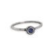 sterling silver birthstone ring stackable