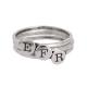 Initial ring for grandma by Nelle and Lizzy