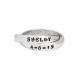 stacking mothers name ring