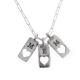 sterling silver mothers initial necklace