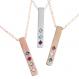 Birthstone Bar Necklace, Family Totem