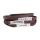 Leather Wrap Bracelet with Personalized Silver Nameplates