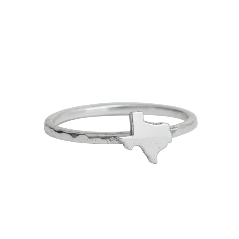 State of Texas Ring TexasShaped Ring Nelle & Lizzy