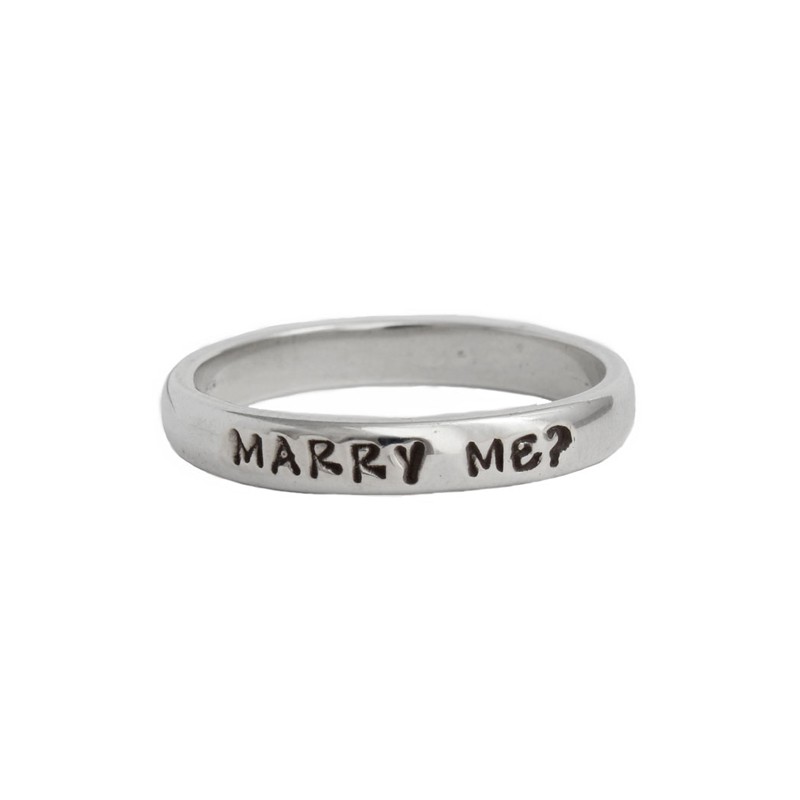 Marry Me Rings Custom Temporary Placeholder Engagement Ring | Nelle & Lizzy