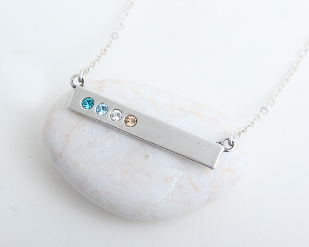 birthstone necklace