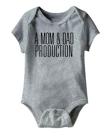 mom & dad production funny onesie