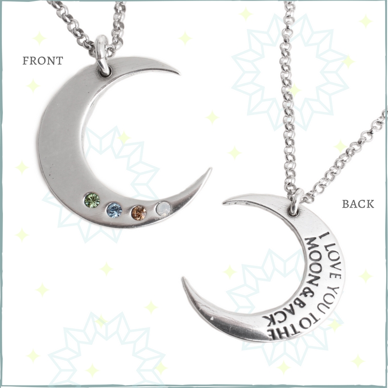 i love you to the moon and back necklace