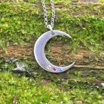 moon & back birthstones