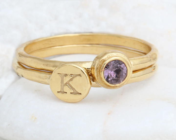 amethyst ring from Nelle & Lizzy